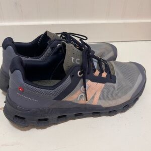 On Running Men's Gray and Navy Shoes